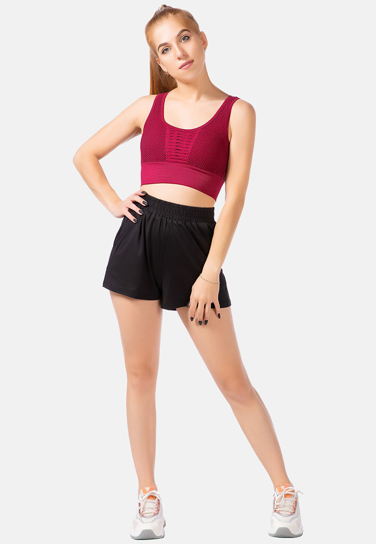 Active Workout Mesh Top