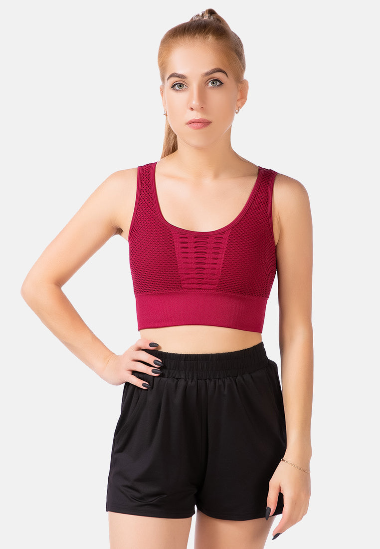 Active Workout Mesh Top