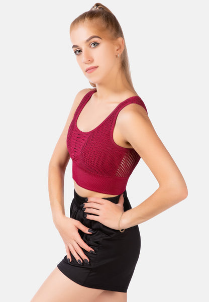 Active Workout Mesh Top