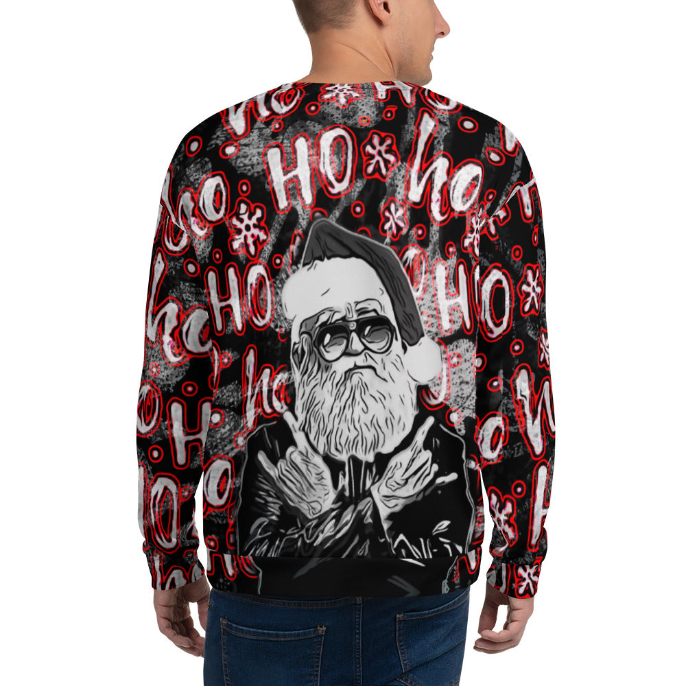 Rock N' Roll Santa Christmas Sweatshirt