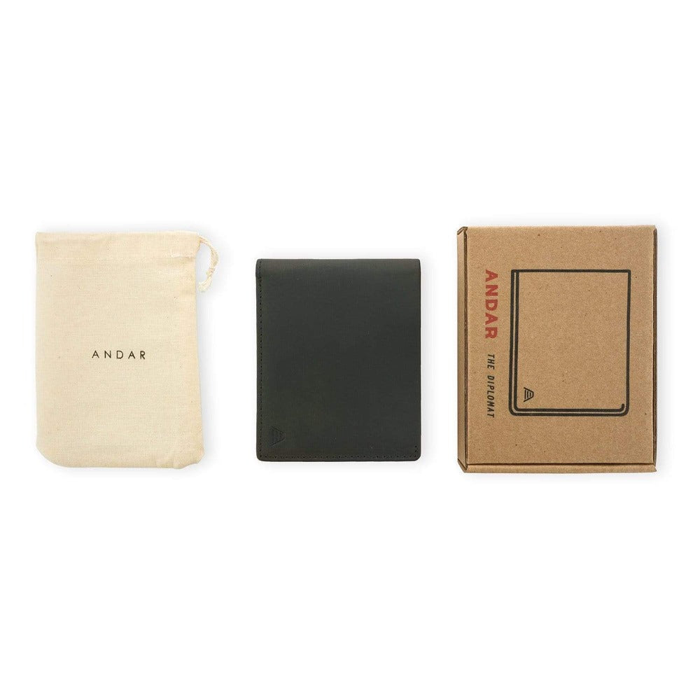 The Diplomat – Men's Slim RFID Bifold Wallet
