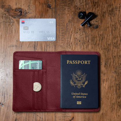 Passport Wallets - Boarding Pass, Cards, Cash, Coins, AirTag (American Flag optional)