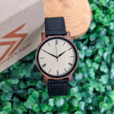 Arce Men's Watch | Walnut Leather
