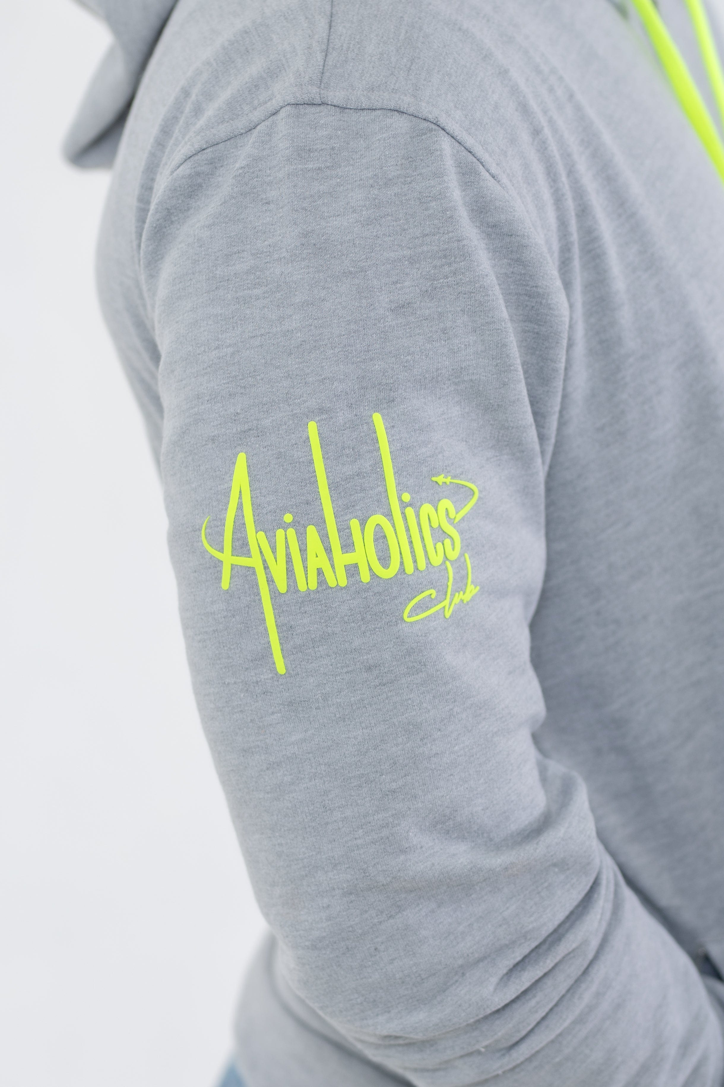 Aviaholics Travel Hoodie Grey Size M