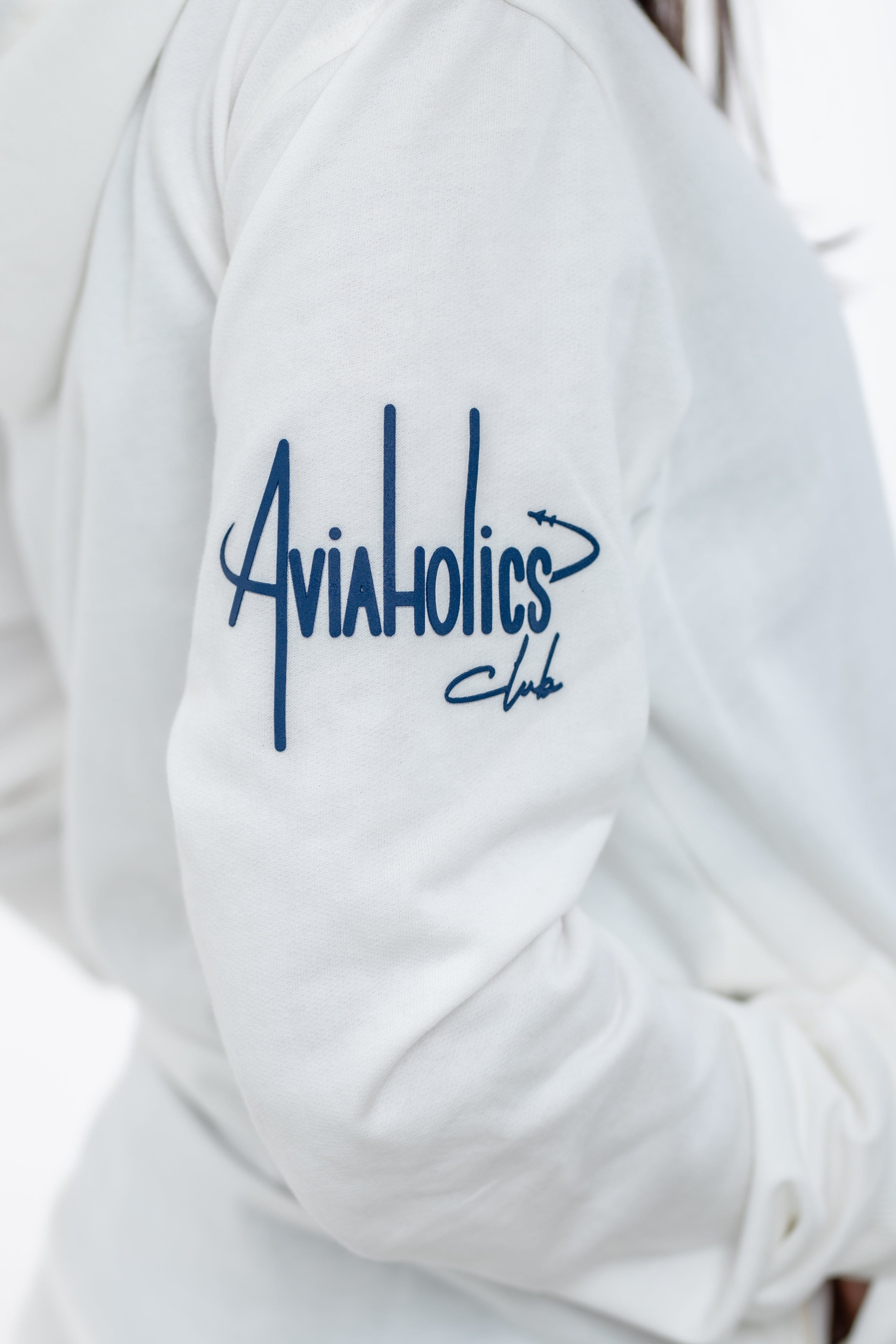 Aviaholics Travel Hoodie Raw Ivory Size S