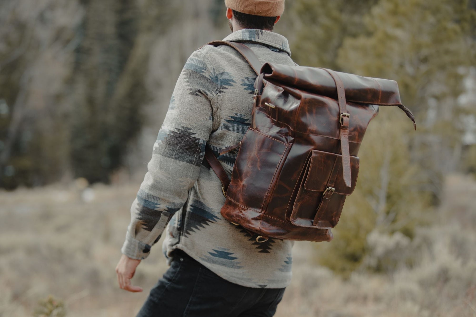 Kobuk Leather Backpack