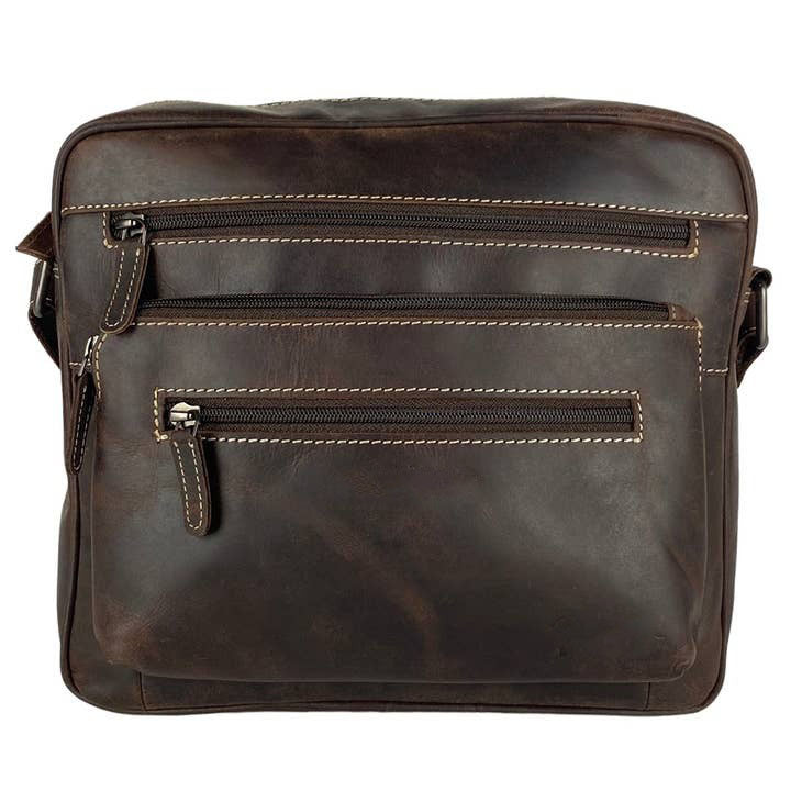 Samuel Buffalo Leather Men's Shoulder Bag