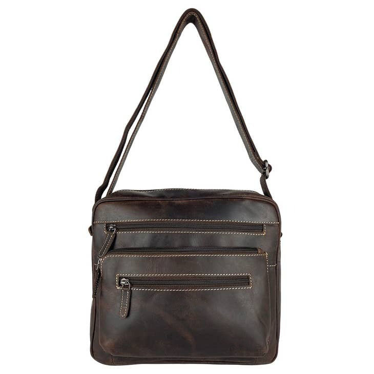 Samuel Buffalo Leather Men's Shoulder Bag