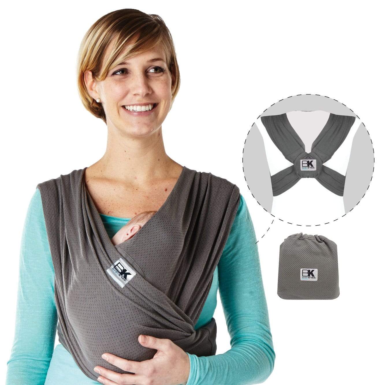 Baby K'tan Breeze Baby Carrier | Charcoal