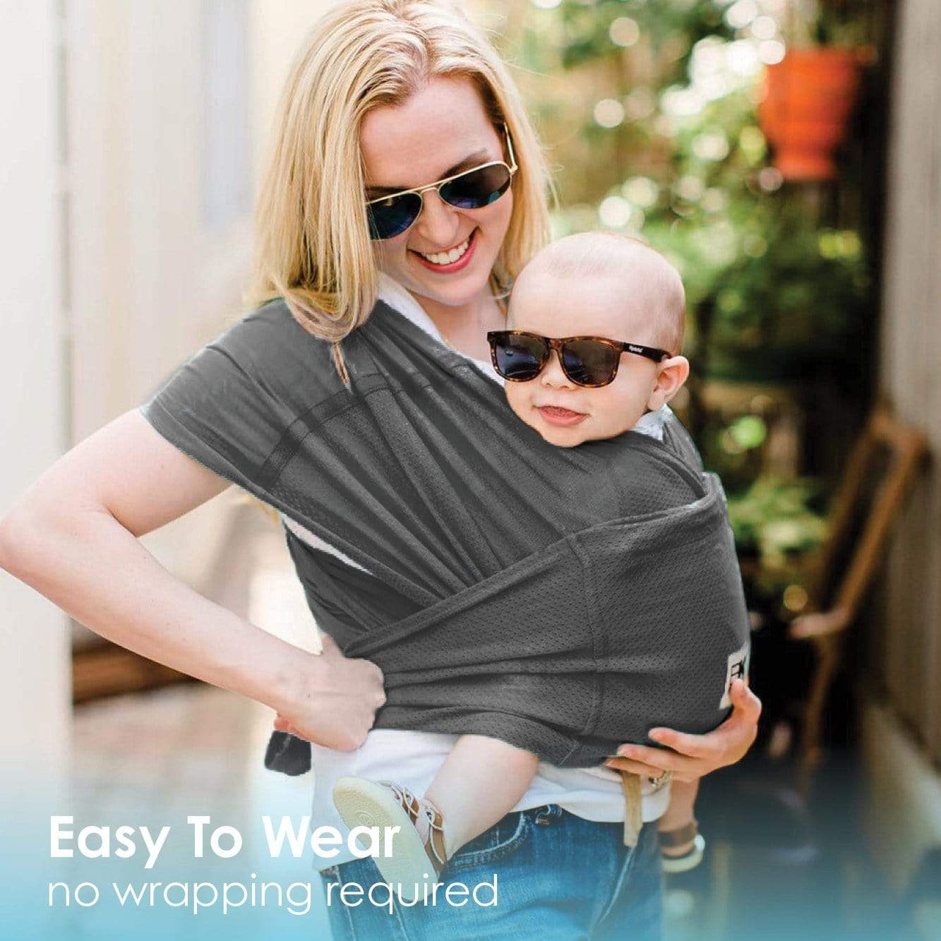 Baby K'tan Breeze Baby Carrier | Charcoal