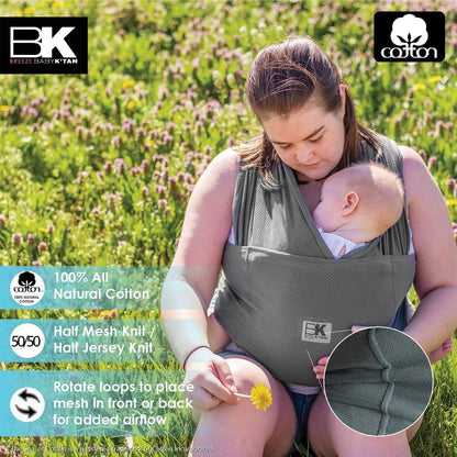 Baby K'tan Breeze Baby Carrier | Charcoal