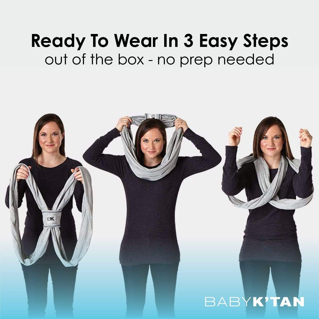 Baby K'tan Original Baby Carrier | Eggplant