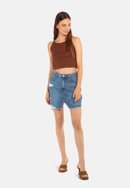 Basic Halter Crop Top