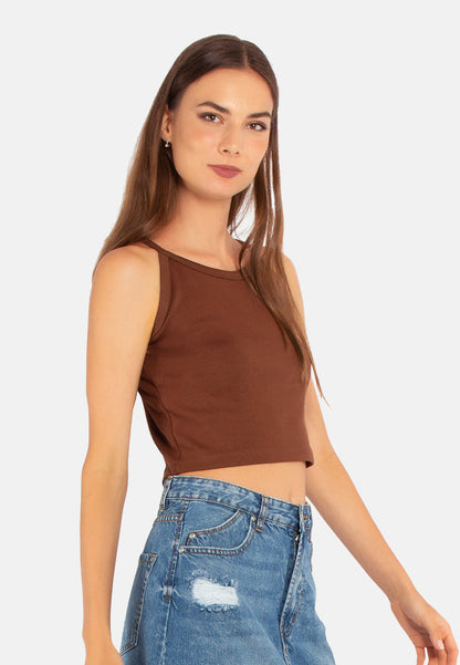 Basic Halter Crop Top