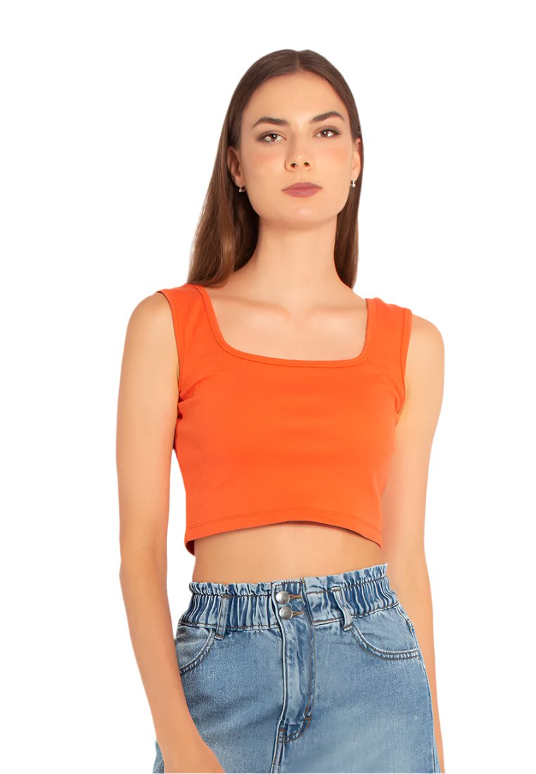 Basic Sleeveless Crop Top