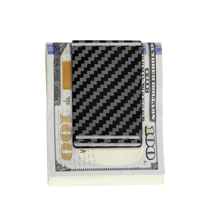 Black Carbon Fiber Money Clip