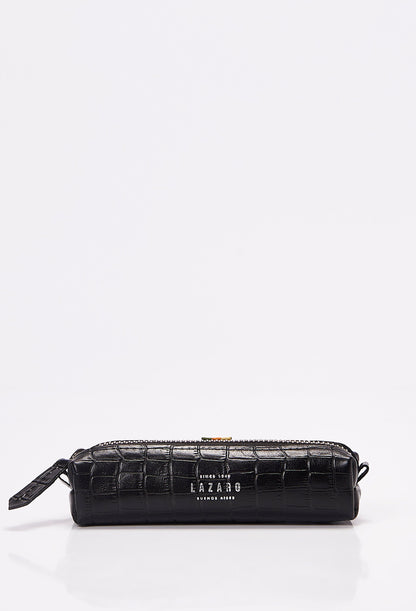 Croco Leather Pencil Case