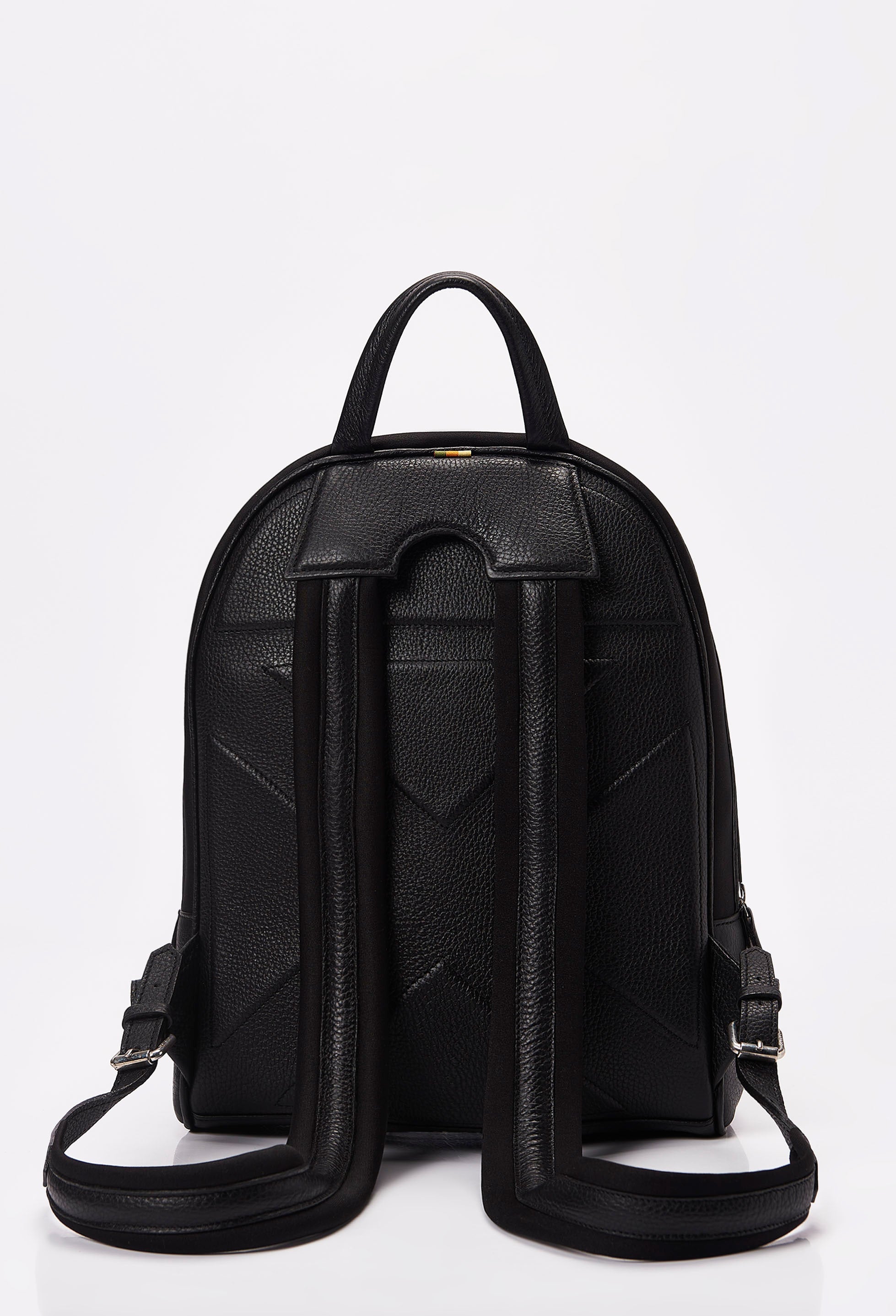 Black Everyday Neoprene & Leather Backpack