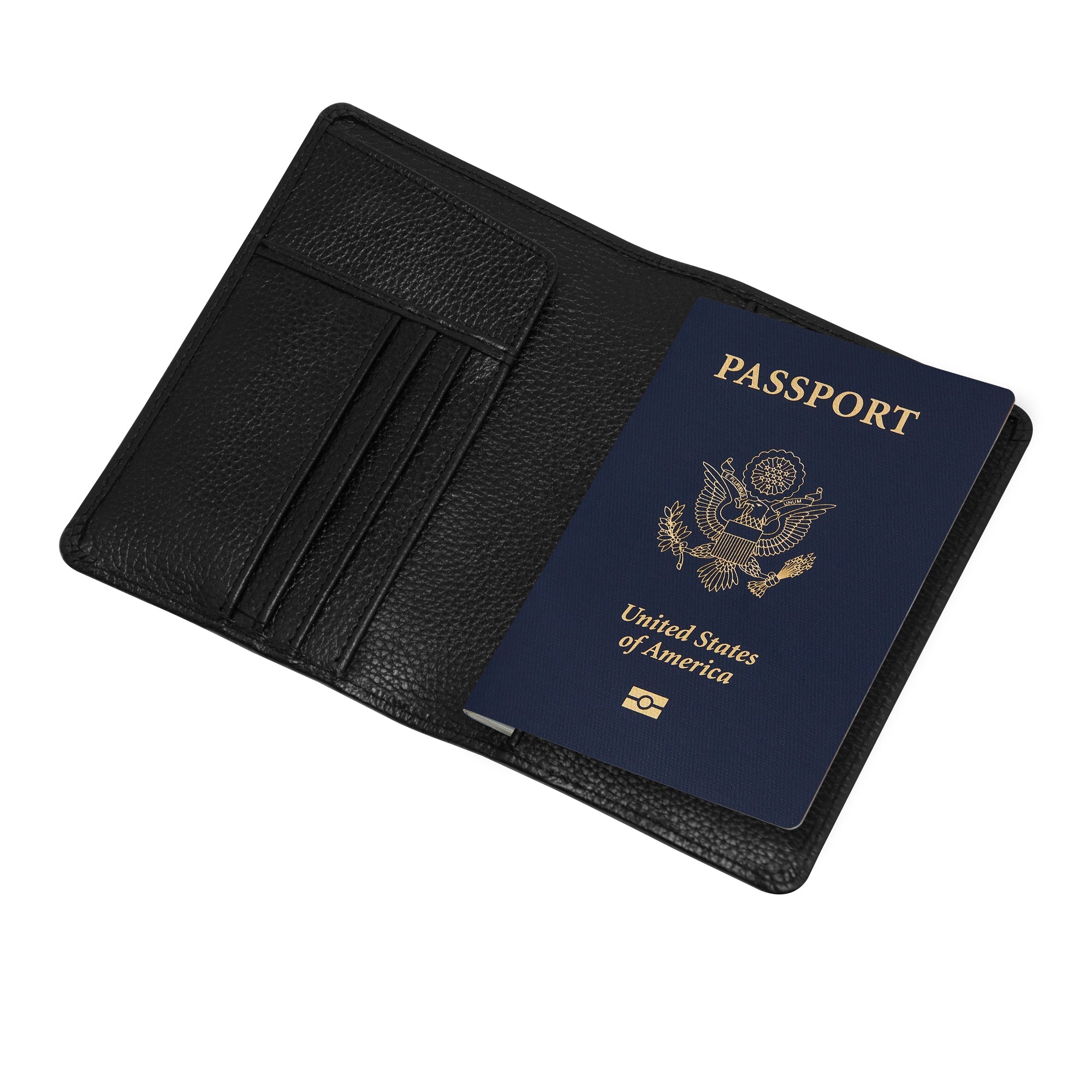 Passport Wallets - Boarding Pass, Cards, Cash, Coins, AirTag (American Flag optional)