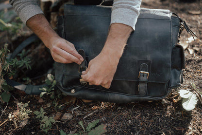 Sitka Leather Messenger Bag