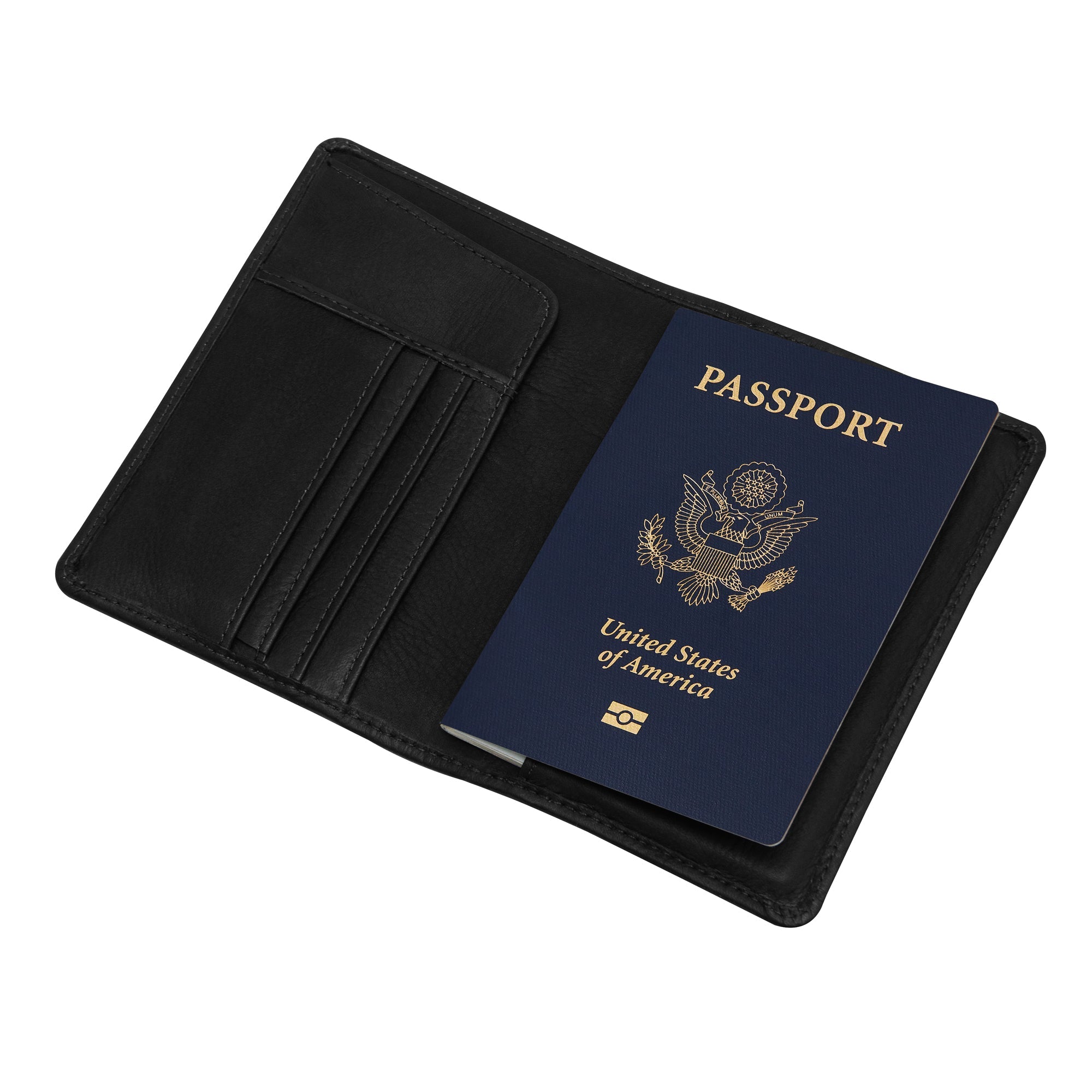 Passport Wallets - Boarding Pass, Cards, Cash, Coins, AirTag (American Flag optional)