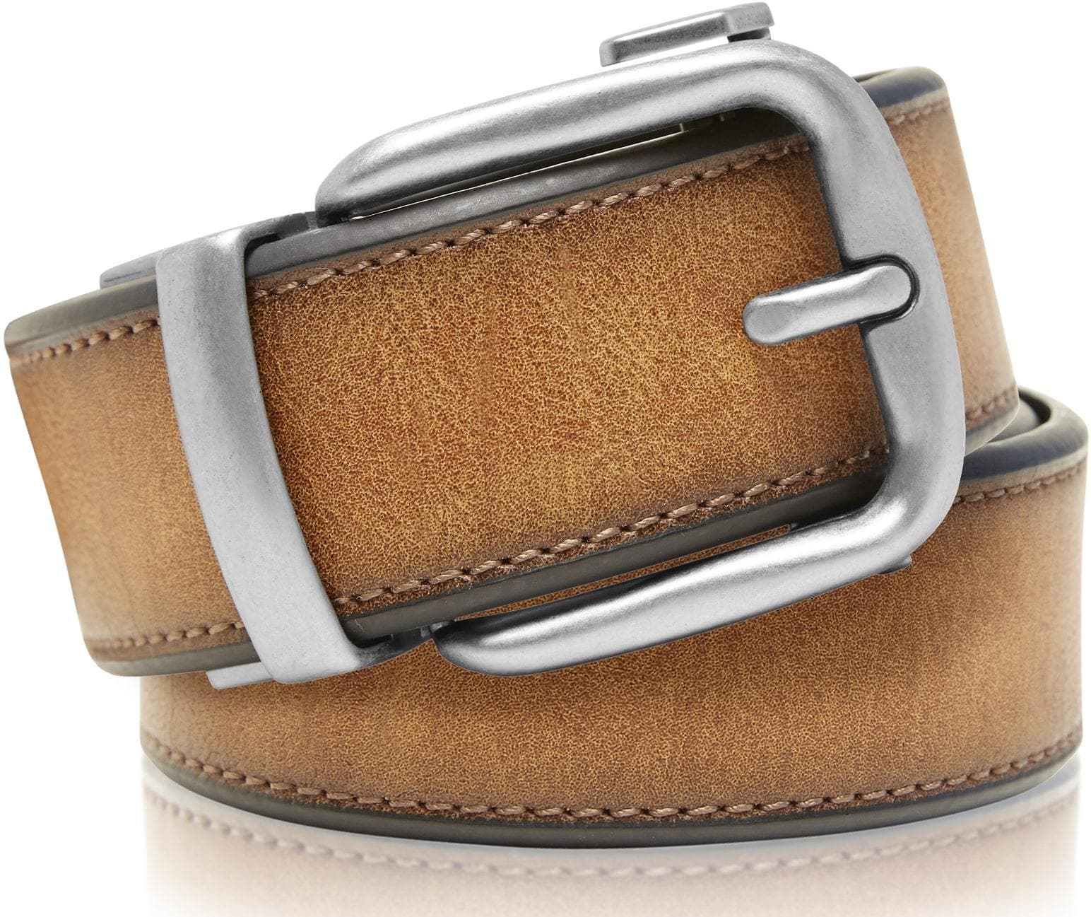 Bonded Leather Ratchet Belt