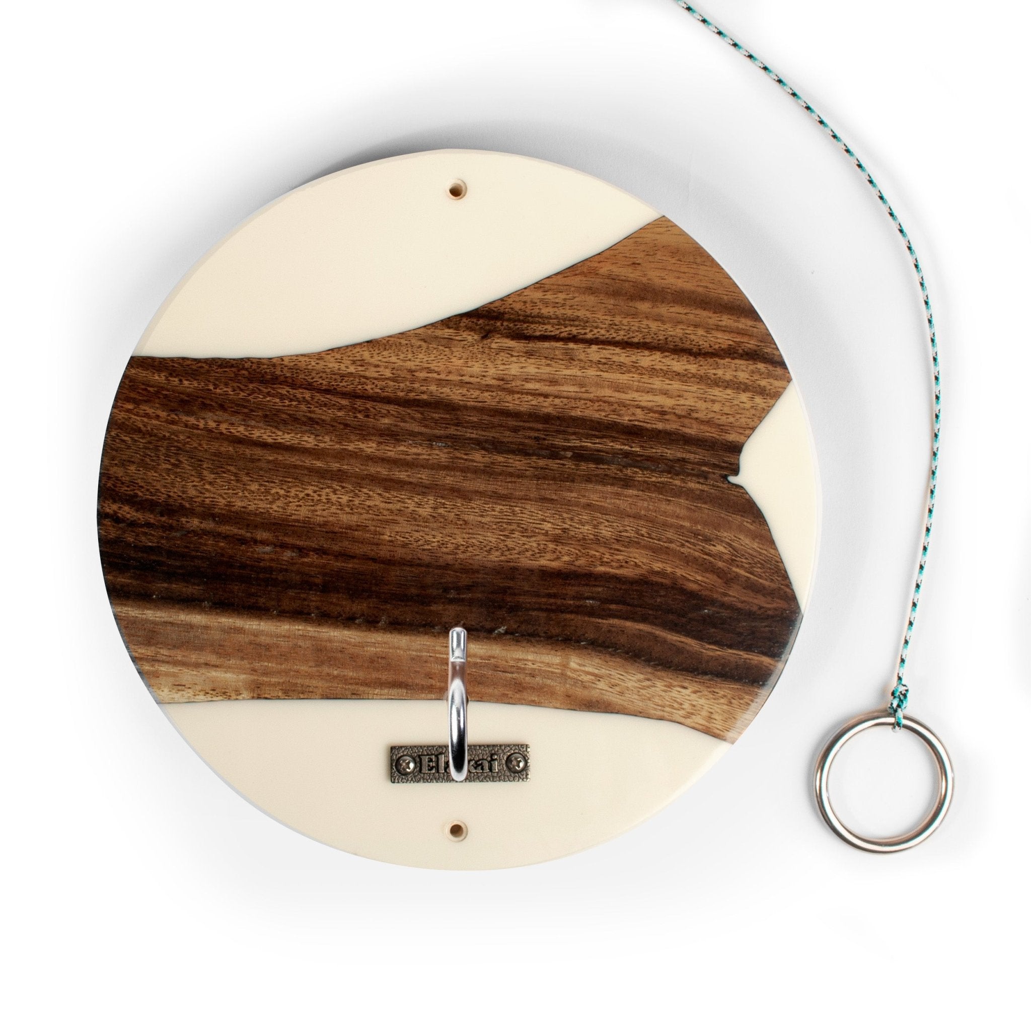Botanical Acacia Wood Hook and Ring Toss Game