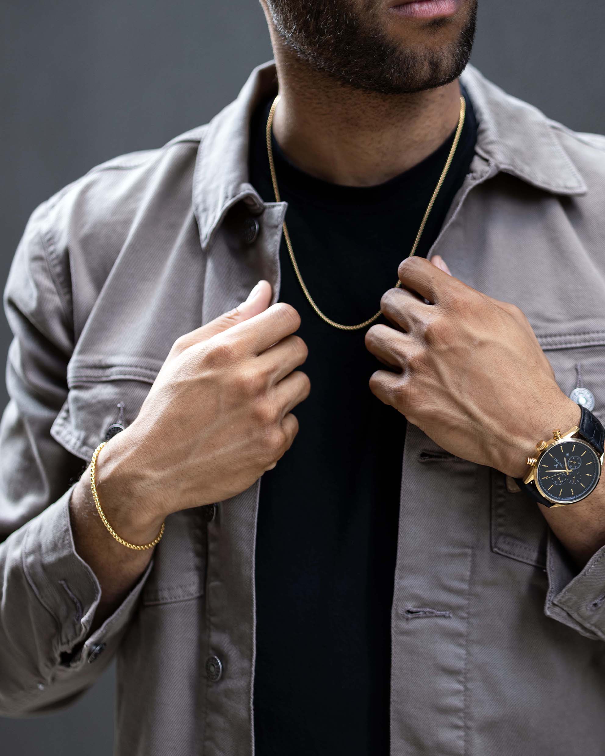 Box Chain Necklace, 2MM - 14K Gold