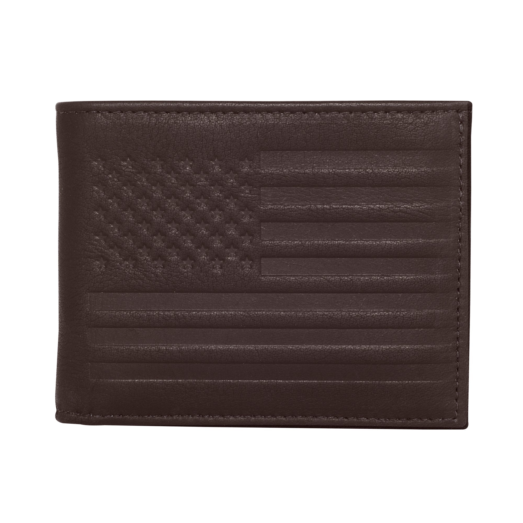 Slim Bifold Wallets for Men (US flag optional)