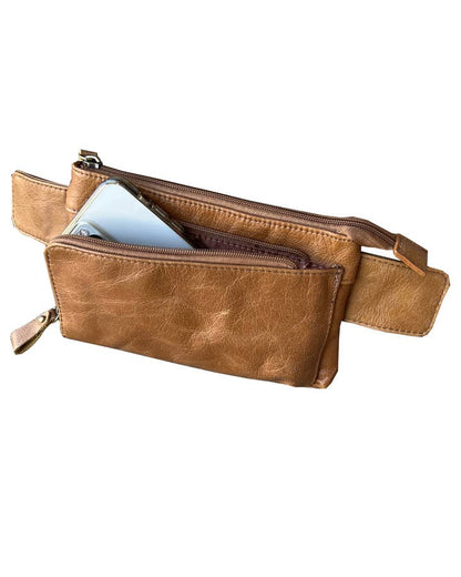 Christian Leather Sling Fanny Waist Pack