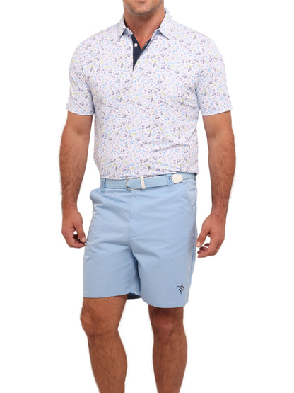 Men's Captain Shorts. Light Blue