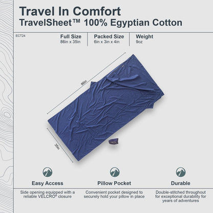 TravelSheet™ Egyptian Cotton