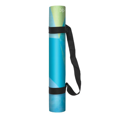 Combo Yoga Mat: 2-in-1 (Mat + Towel) - Geo - Lightweight, Ultra-Soft