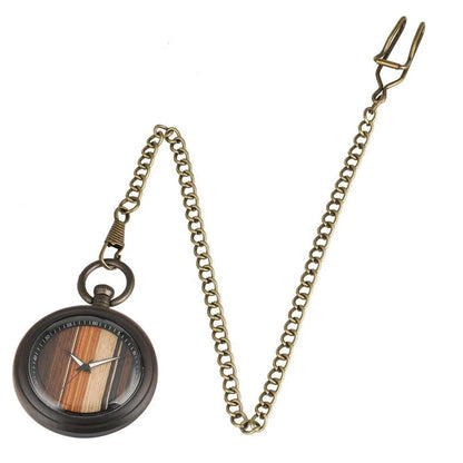 Groomsmen Set of 5 Wooden Pocket Watch | Valor