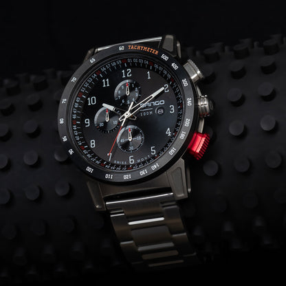 CR-01 - CHRONO WATCH WITH METAL BRACELET