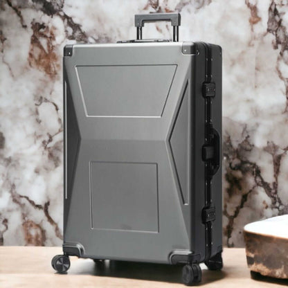 Cyber Luggage - Tesla Cybertruck-Inspired 28" Checked Suitcase