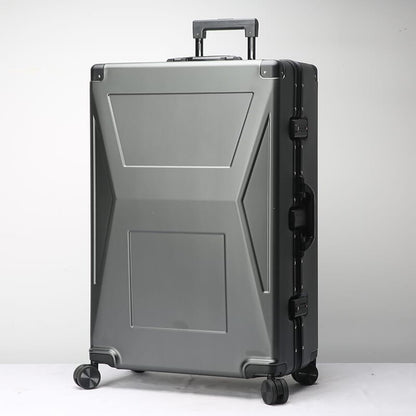 Cyber Luggage - Tesla Cybertruck-Inspired 28" Checked Suitcase