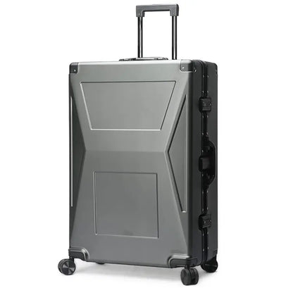 Cyber Luggage - Tesla Cybertruck-Inspired 28" Checked Suitcase