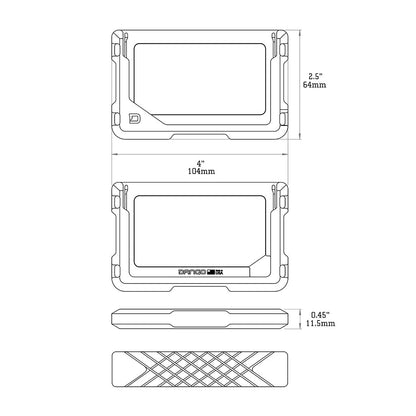 D03 LITE DAPPER RAIL WALLET