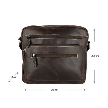 Samuel Buffalo Leather Men's Shoulder Bag