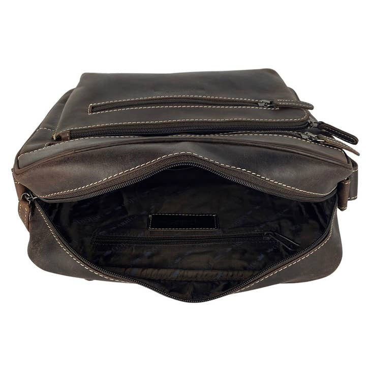 Samuel Buffalo Leather Men's Shoulder Bag