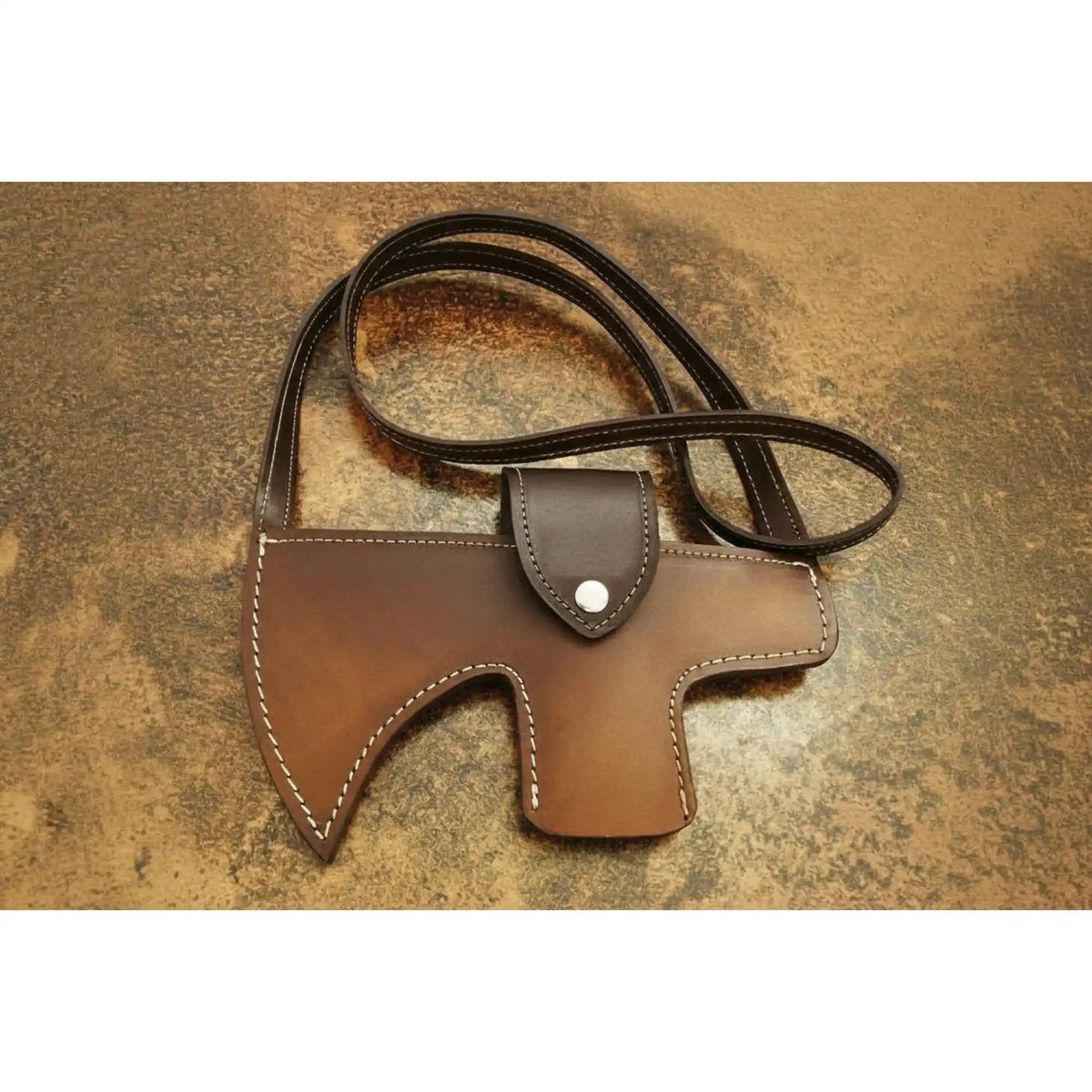 Damascus Smoking Axe Straight Handle 19 Inch
