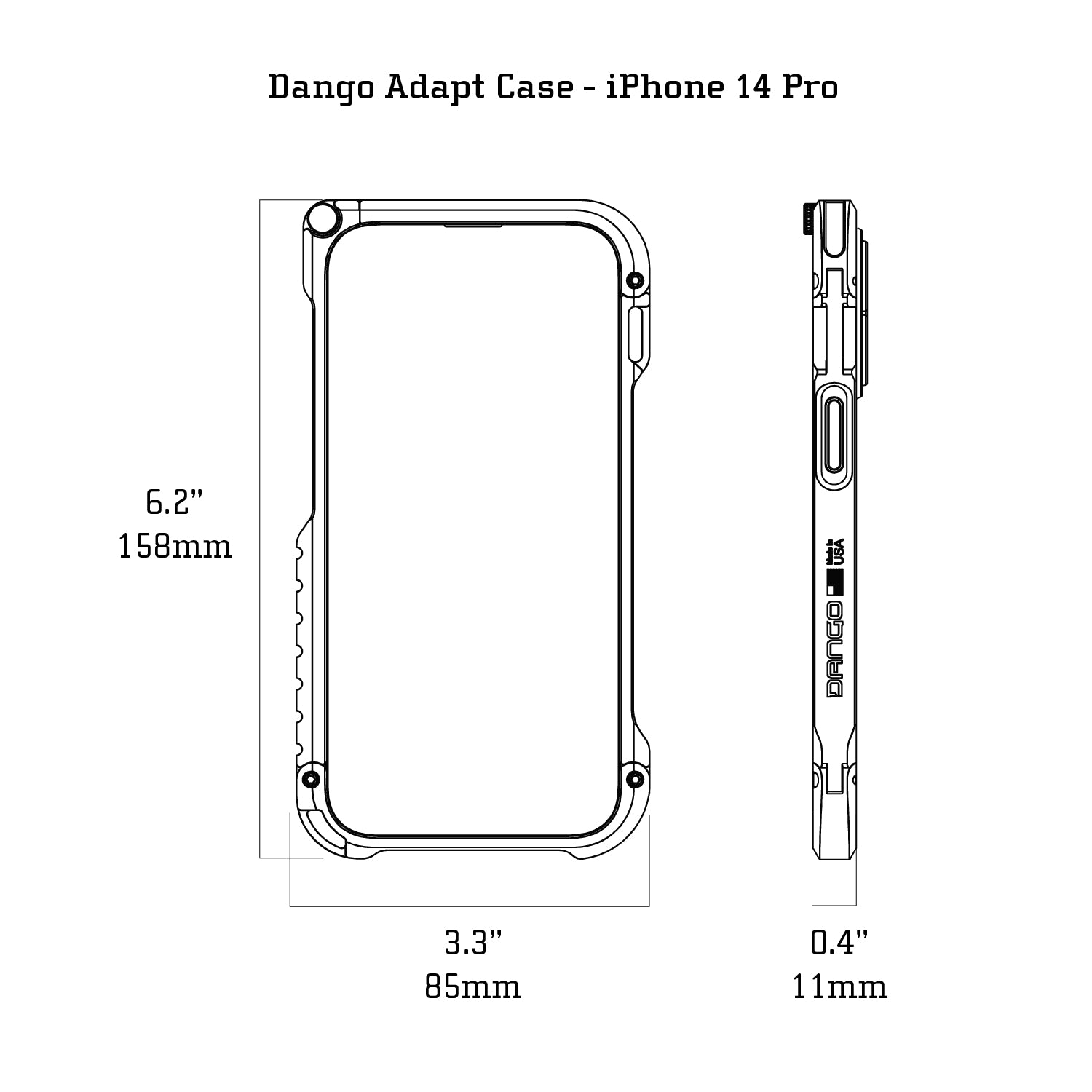 DANGO ADAPT CASE - IPHONE 14 PRO