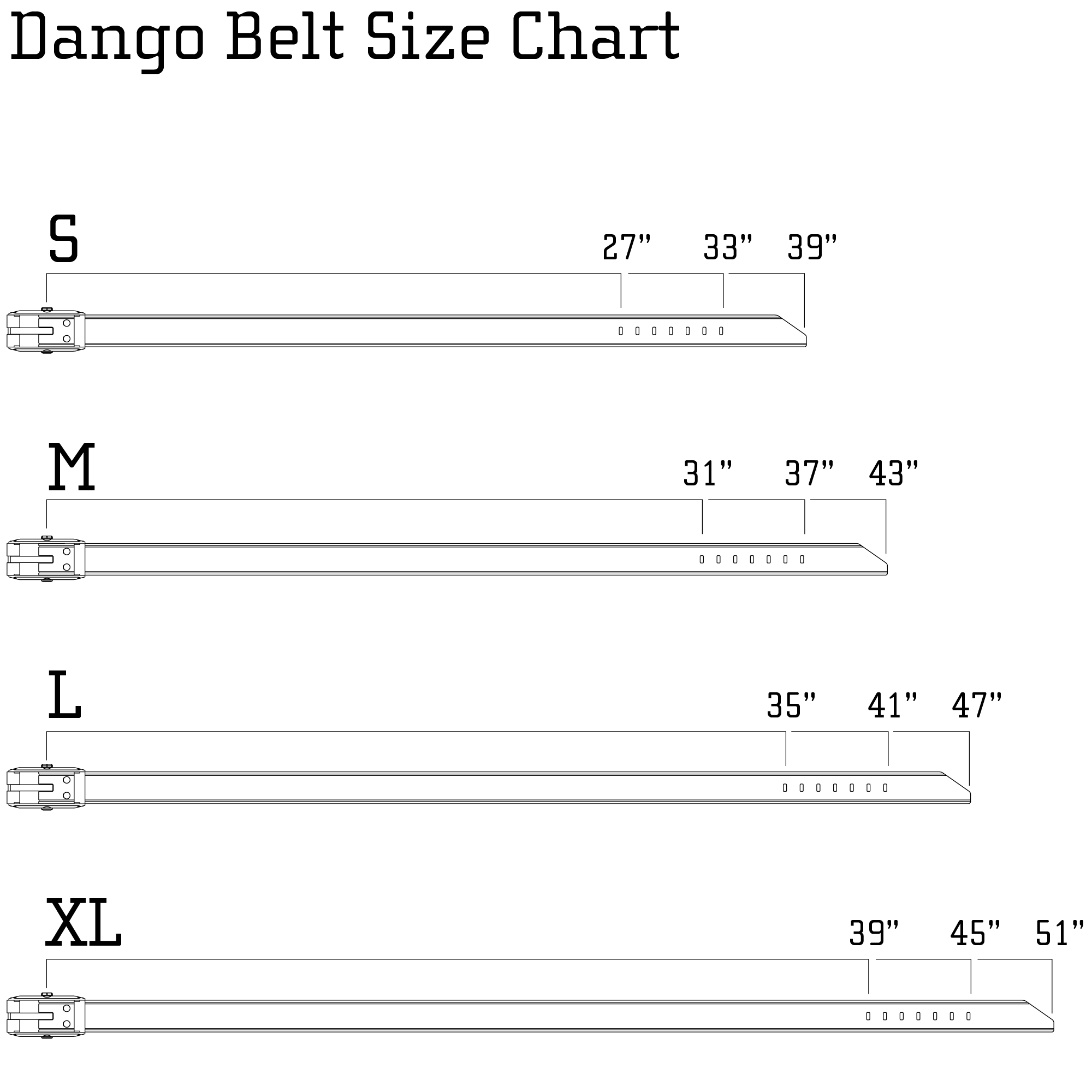 DANGO BELT STRAPS