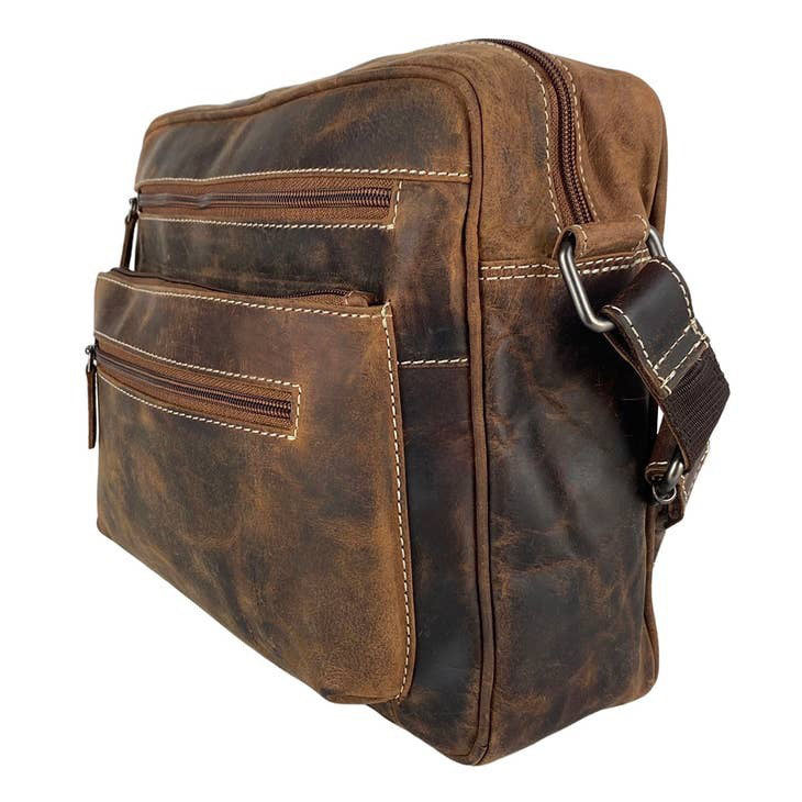 Samuel Buffalo Leather Men's Shoulder Bag