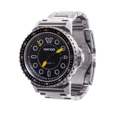 DV-01 - DIVE WATCH WITH METAL BRACELET & MICRO ADJUSTMENT BUCKLE