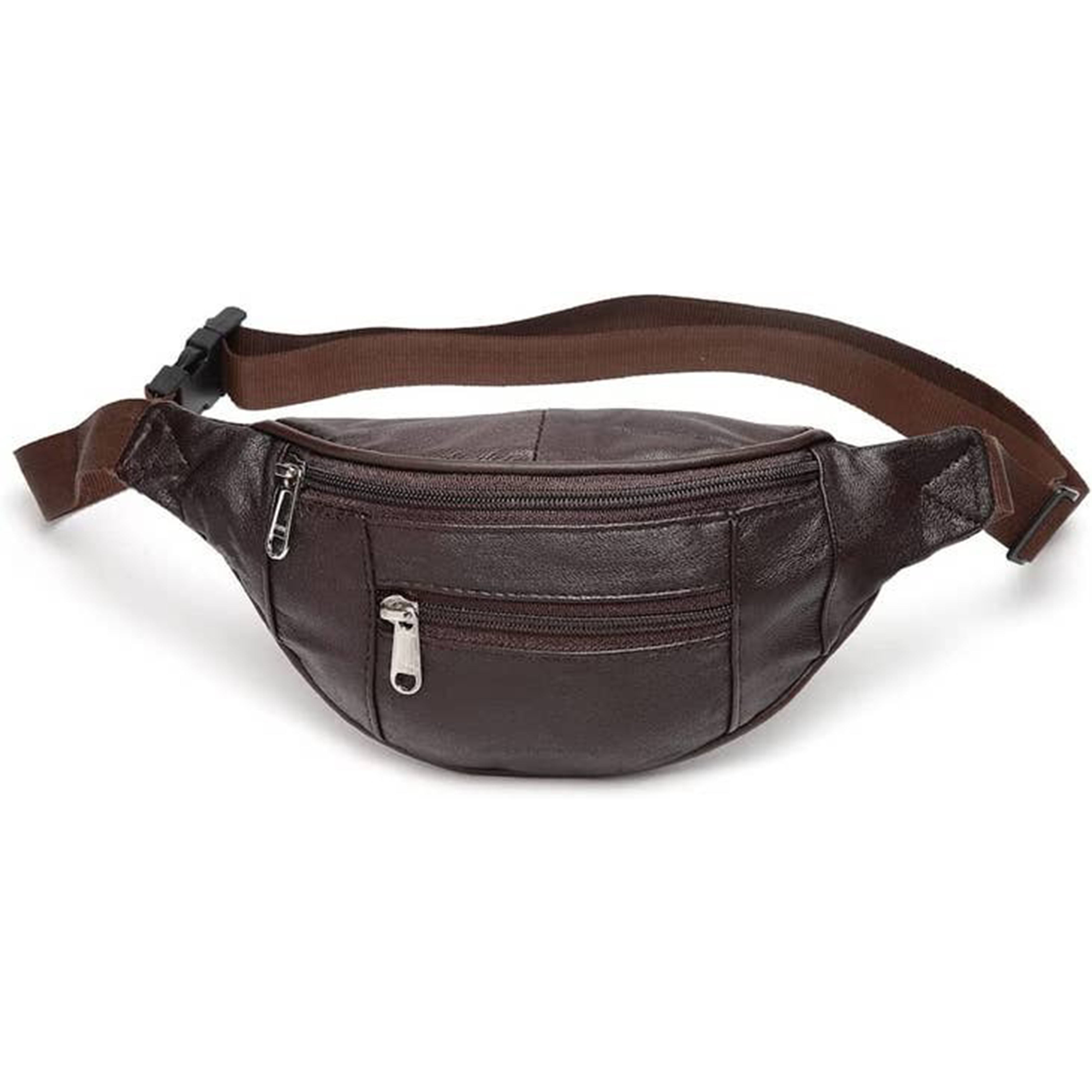 Arthur Sheep Nappa Leather Brown Fanny Bag