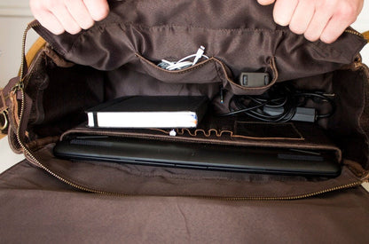 Sitka Leather Messenger Bag