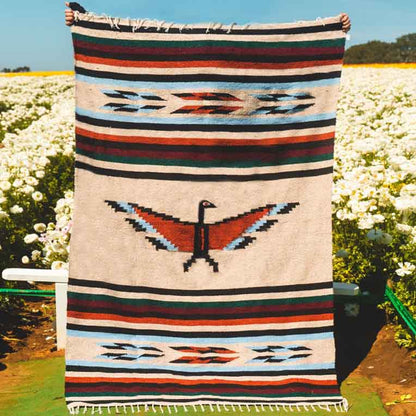 Southwest Mexican Thunderbird Blanket