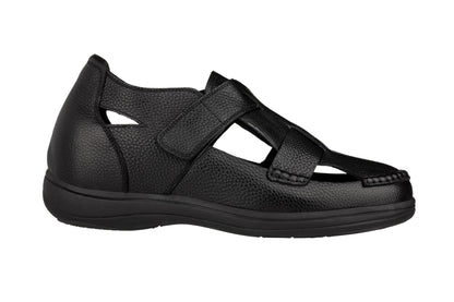K2661 - 3.2 Inches Taller (Black) - Casual Fisherman Sandals